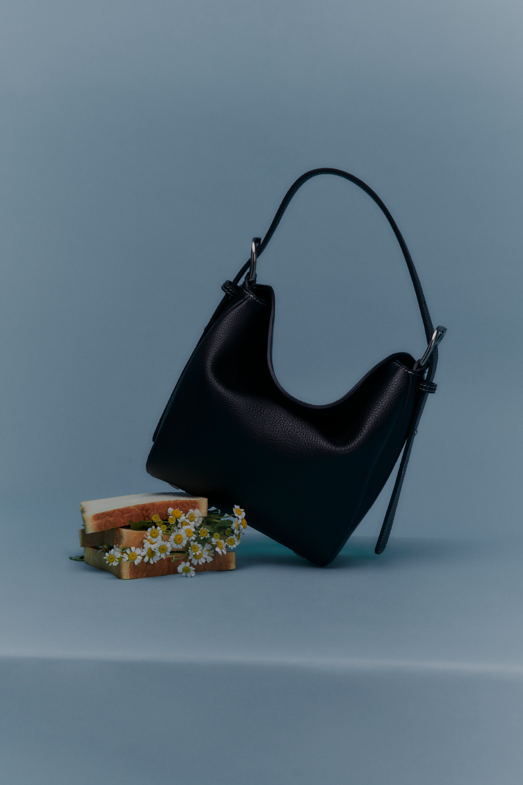 Black Togo Cube Bag