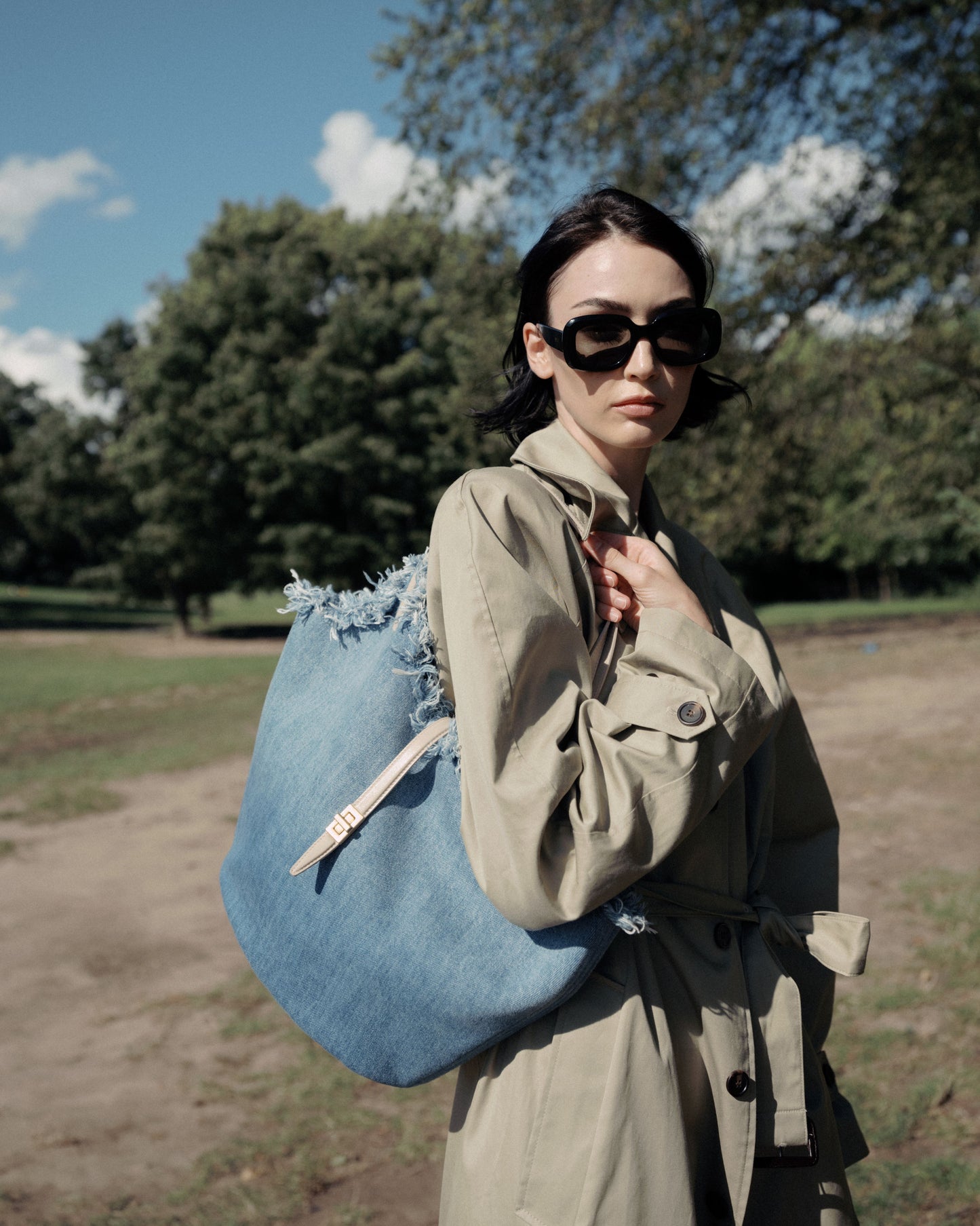 Denim Garden Bag
