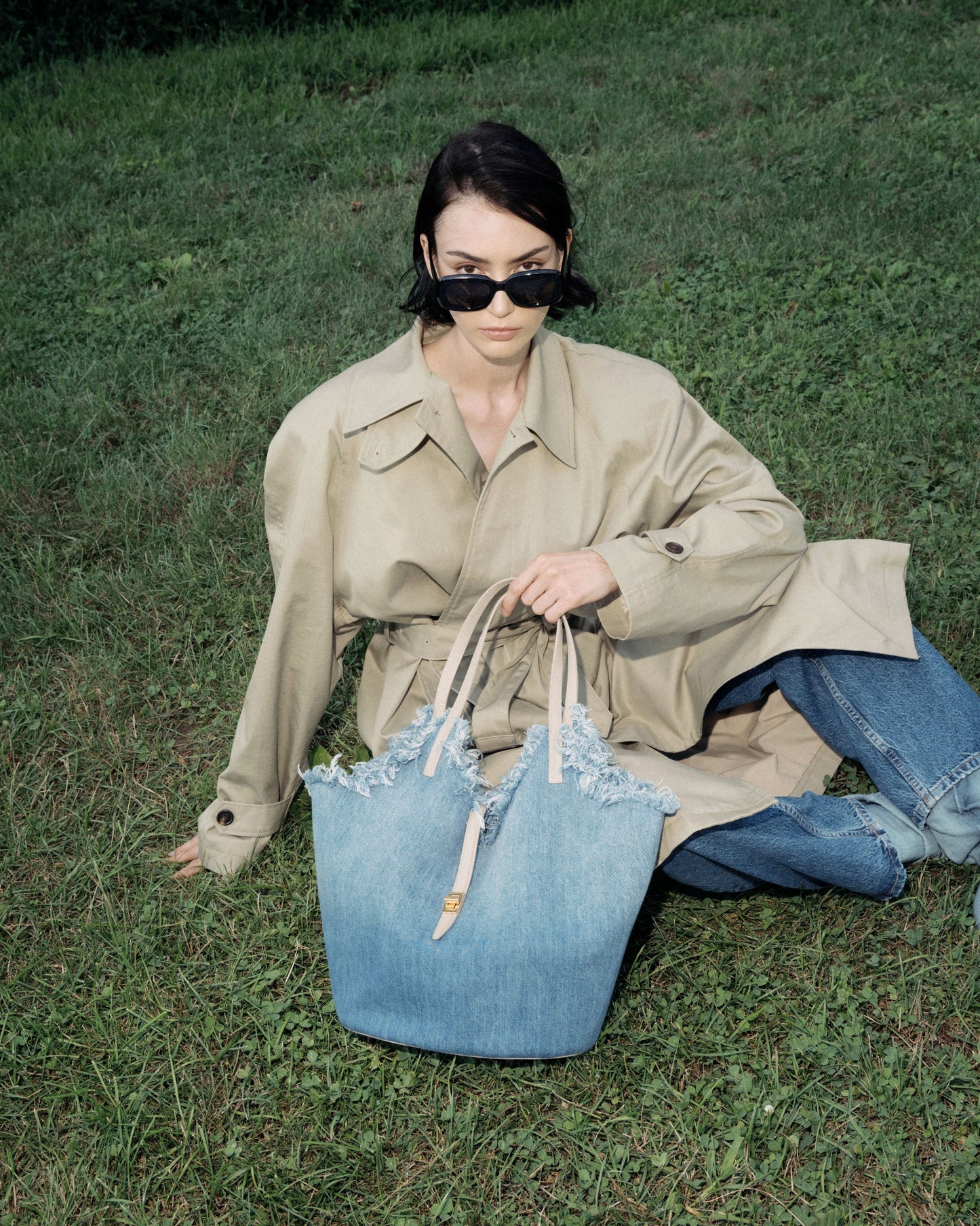 Denim Garden Bag